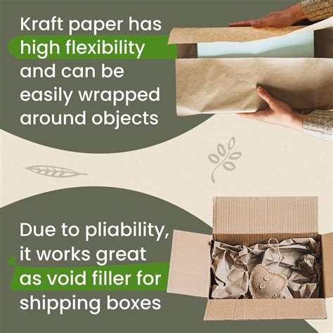 Idl Packaging Rollo De Papel Kraft Marr N De Pulgadas X Pies