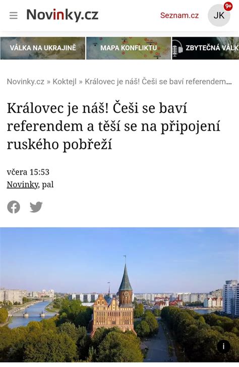 Czech News Kaliningrad Is Ours Czechs Having Fun With Referendum And