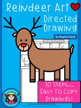 Easy Reindeer Drawing at PaintingValley.com | Explore collection of ...