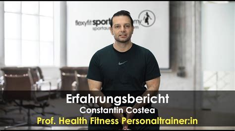 Constantin und seine Entscheidung für eine Fitness Ausbildung bei