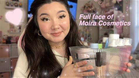 ASMR Doing My Makeup Full Face Of Moria Cosmetics TINGLY UPCLOSE