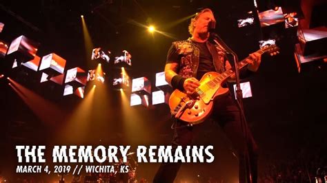 Metallica publie une vidéo live de The Memory Remains à Wichita