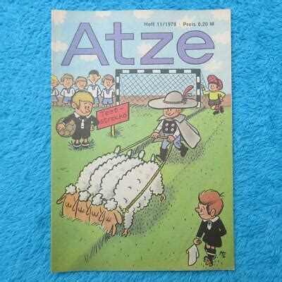 ATZE Nr 11 1979 Fix und Fax Pats Reiseabenteuer Jürgen Kieser DDR Z0 Z1