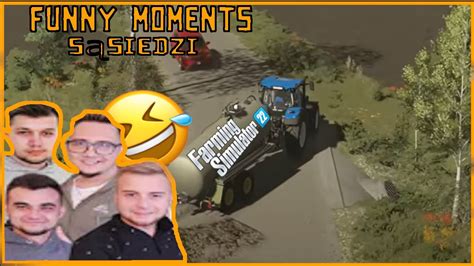 Funny Moments MST SĄSIEDZI Farming Simulator 22 YouTube