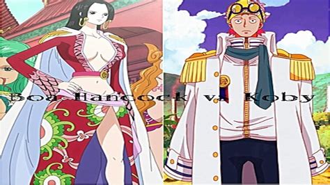 One Piece Boa Hancock Vs Koby Potential Fight Youtube