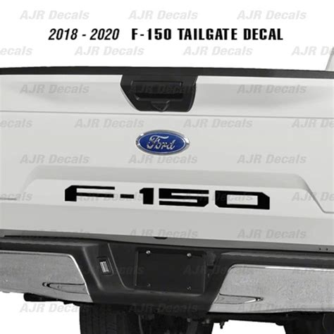 F-150 Tailgate Decals Fit Ford 2018-2020 Truck Sticker Vinyl in 6 ...