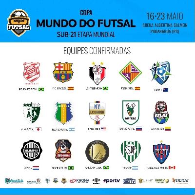 Copa Mundo Do Futsal Sub Etapa Mundial Re Ne Equipes Em Paranagu