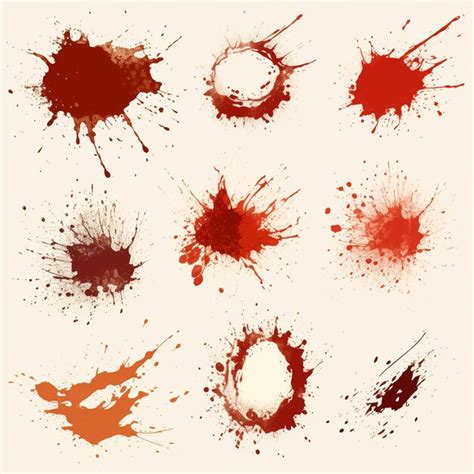 Premium Ai Image Abstract Grunge Ink Splat On White Background