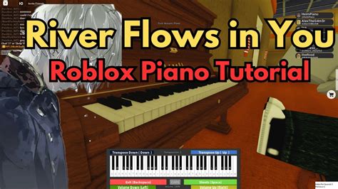 River Flows In You Easy Roblox Piano Tutorial Sheets In Description Youtube