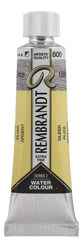 Tinta Aquarela Talens Rembrandt 10ml S3 Escolha A Cor Cor Silver 800