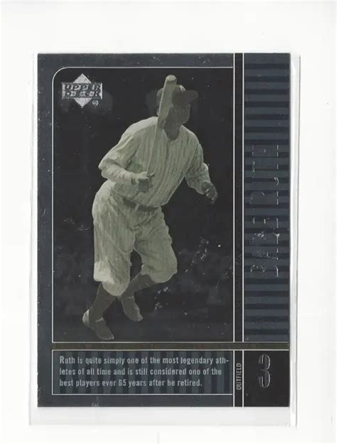 BABE RUTH 2000 Upper Deck Legends 87 Yankees De New York EUR 2 17