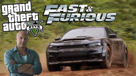 FAST AND FURIOUS 9 DANS GTA5 AVOIR LA DODGE CHARGER HELLCAT DE