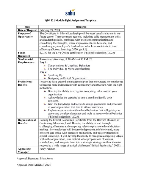 Qso Module Eight Assignment There Are Many Reasons Including