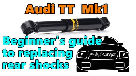 Audi Tt Mk Beginner S Guide To Replacing Rear Shock Absorbers Youtube