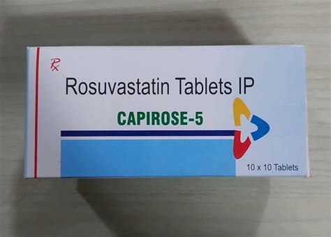 5mg Rosuvastatin Tablets At Rs 89stripe रोज़ुवसटैटिन In Coimbatore