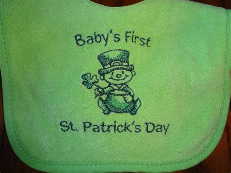 Crafting With Nana Babys First Embroidered Bibs