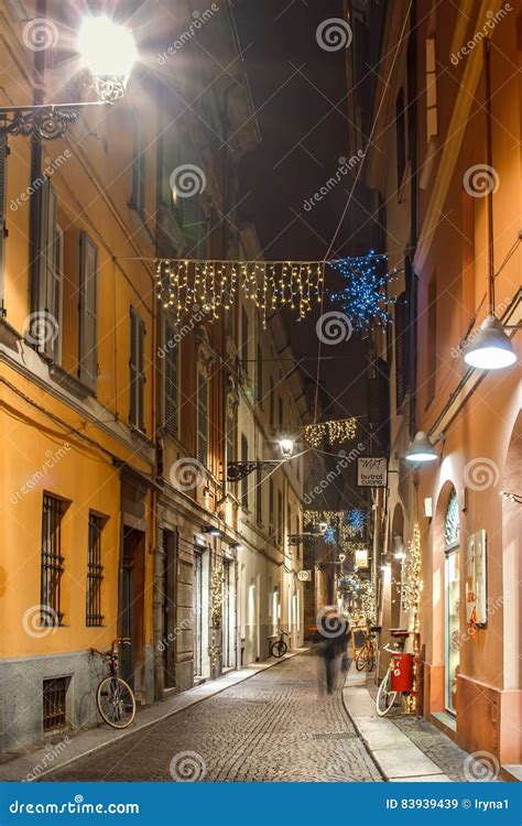 Parma Italy Editorial Stock Image Image Of Night Alleyway 83939439