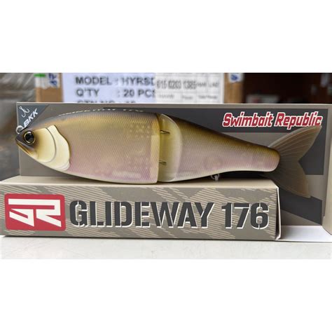 Poisson Nageur Swimbait Republic Glideway Cm Leurre De La P Che