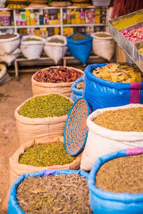 Spices On A Souk Marrakesh Stock Image Image Of Cooking Culture