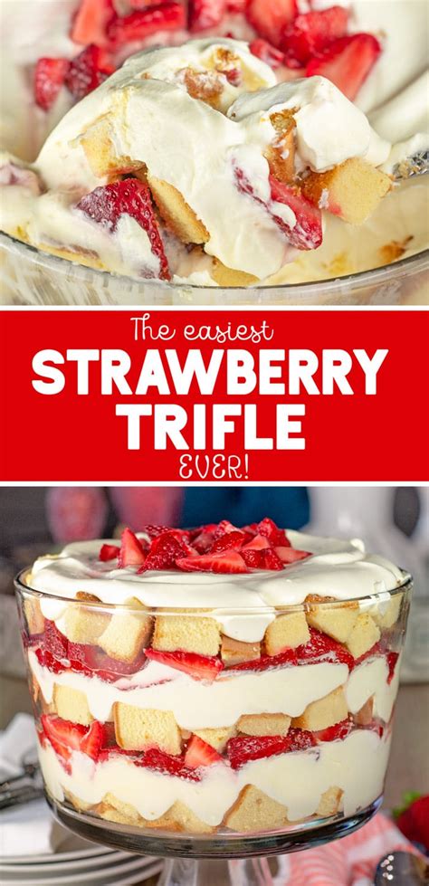 Easy Strawberry Trifle With Pound Cake Artofit