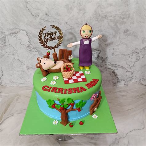 Masha Bear Cake Designer Cake Yummy Cake