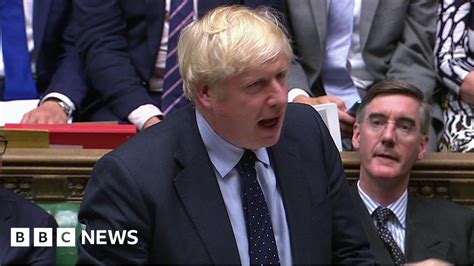 Brexit Prime Minister Boris Johnson Reacts To Losing The Key Brexit Vote Bbc News