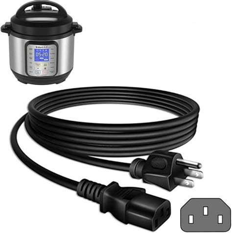 Zonefly Power Cord Compatible For Instant Pot Electric Pressure Cooker