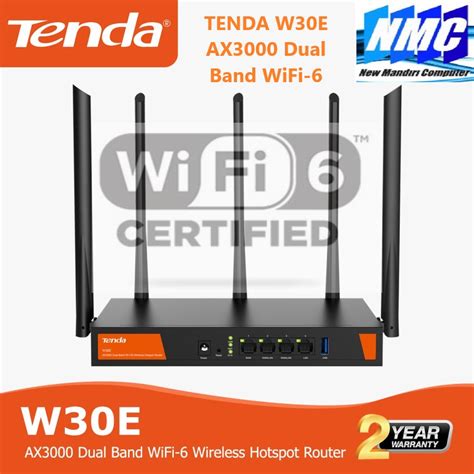 Jual Tenda W E V Ax Dual Band Wifi Wireless Hotspot Router