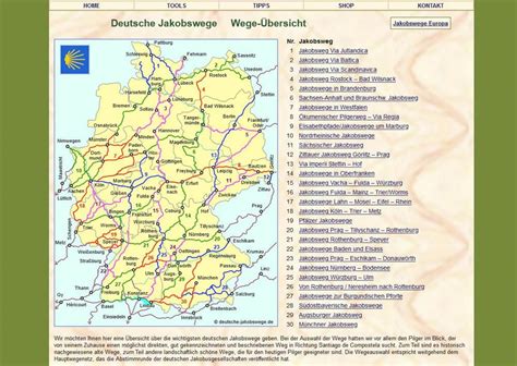 Pilgerstab Pilgerwissen Jakobswege In Deutschland Und Europa