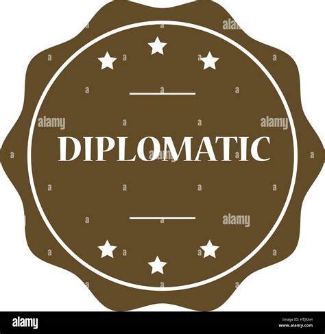 Diplomatic Stamp Illustration Stock Vector Image And Art Alamy