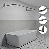 Erica U Shaped Shower Curtain Rod For Bathtubs 70x165x70 Centimeter