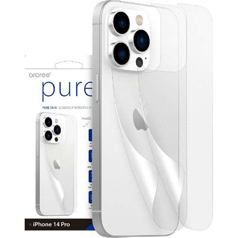 Araree Pure Skin TPU Film For Device Rear Body 2 Pcs Smartphone