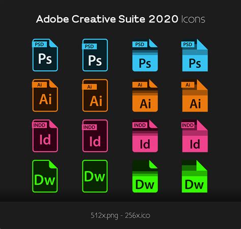 Adobe Creative Cloud Icons