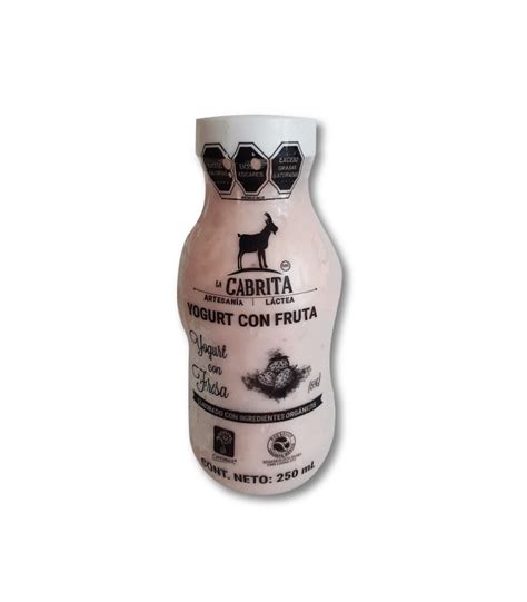 Yogurt de leche de cabra orgánica con fresa 250 ml