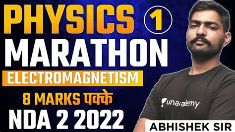 Physics Marathon For Nda Electromagnetism Part Full Revision For