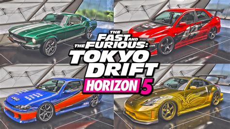 Auta Z Szybcy I WŚciekli Tokyo Drift Forza Horizon 5 Youtube