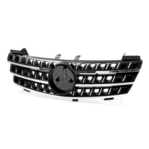Grilles Glossy Front Hood Grill Grille For Mercedes Benz Ml Class