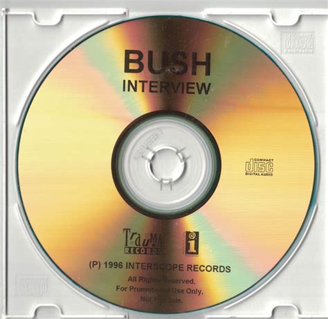 Bush Bush Interview Cd Used Vals Halla Records