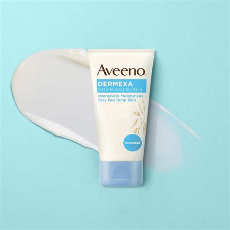 Aveeno Dermexa Fast And Long Lasting Balm Intensely Moisturises And Soothes For Very Dry Itchy