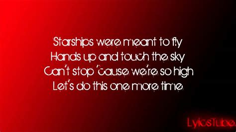 Nicki Minaj - Starships [Official Lyrics Video | HD/HQ] - YouTube