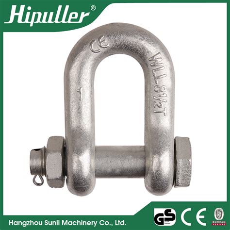 3 4 4 75t Forging Us Type G210 Screw Pin Anchor Shackle D Ring Bow