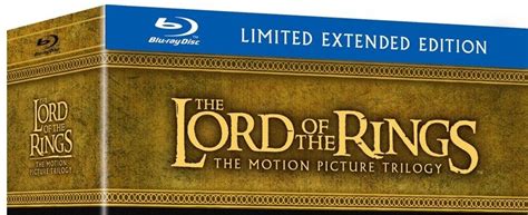 The Lord of the Rings Trilogy Limited Extended Edition Blu-ray Set ...