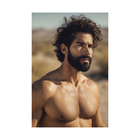 Palm Springs Joaquim Poster Male Frontal Gay Art Print Gift Etsy