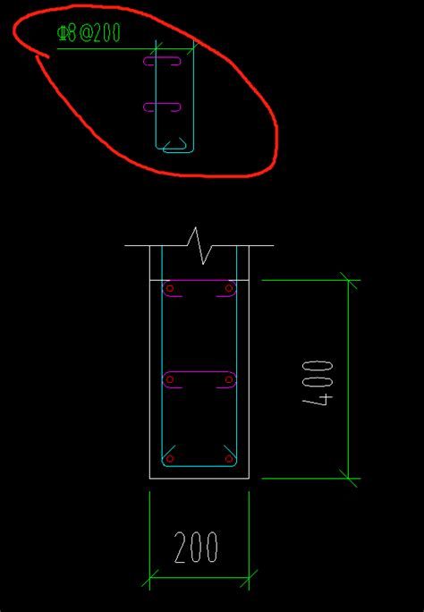 这个暗柱c8 200的箍筋不是闭口的，需要画吗，是不是剪力墙的纵筋延伸过来？ 服务新干线答疑解惑