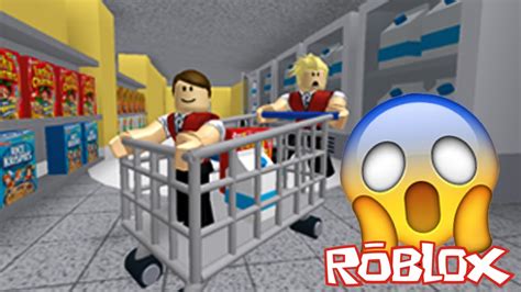 FIQUEI PRESO DENTRO DO SUPERMERCADO ROBLOX YouTube