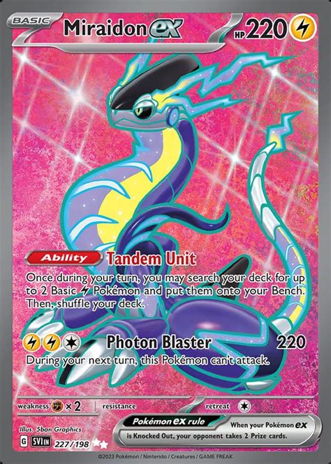 Miraidon ex Pokemon Cards Price Guide - Sports Card Investor