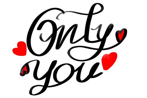 Free Love Quote With Heart Only You Phrases Valentine Day 17060985