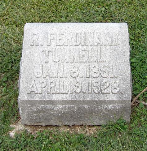 Robert Ferdinand Ferd Tunnell M Morial Find A Grave