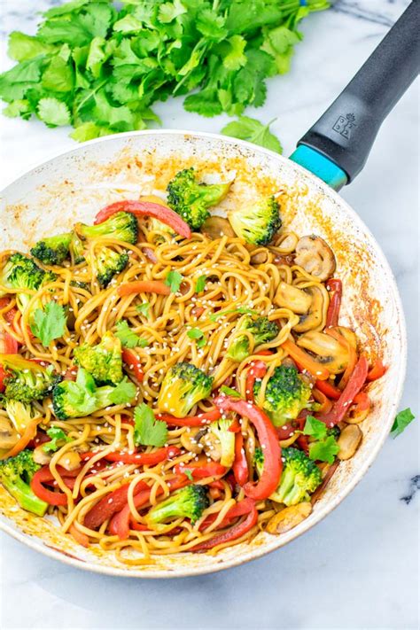 Easy Vegetable Stir Fry Recipe With Noodles Deporecipe Co