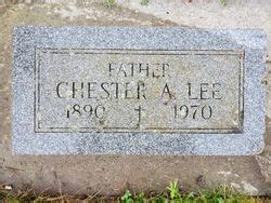 Chester Arthur Chet Lee Find A Grave Memorial